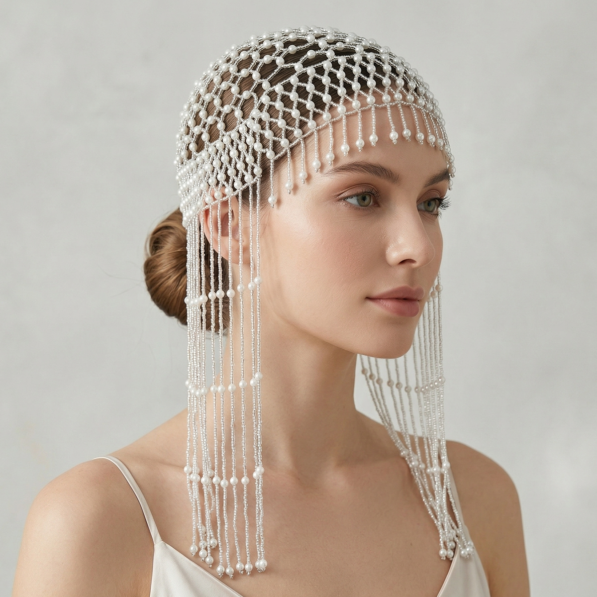 Luxury Pearls Beaded Headwrap  – обзор и цена Women Accessories Aesthetic