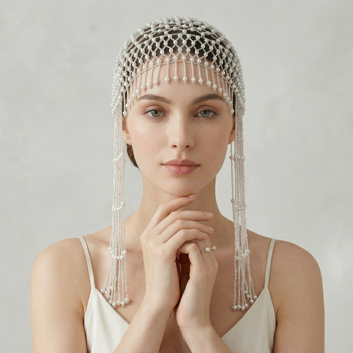 Luxury Pearls Beaded Headwrap  – обзор и цена Women Accessories Aesthetic