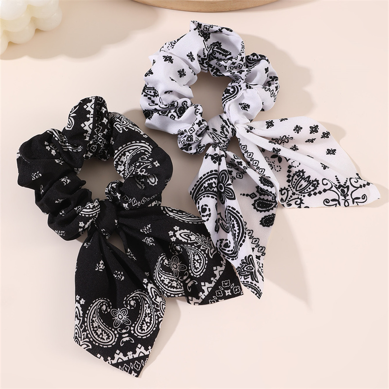 2pcs/set Printed Hair Scrunchi – обзор и цена Hair Tie Velvet