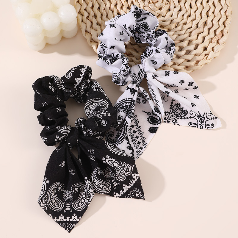 2pcs/set Printed Hair Scrunchi – обзор и цена Hair Tie Velvet