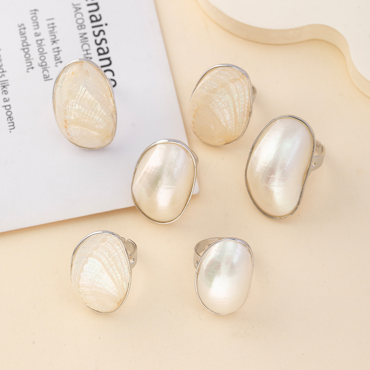 Vintage Chunky Shell Rings for – обзор и цена Women Accessories Outlet