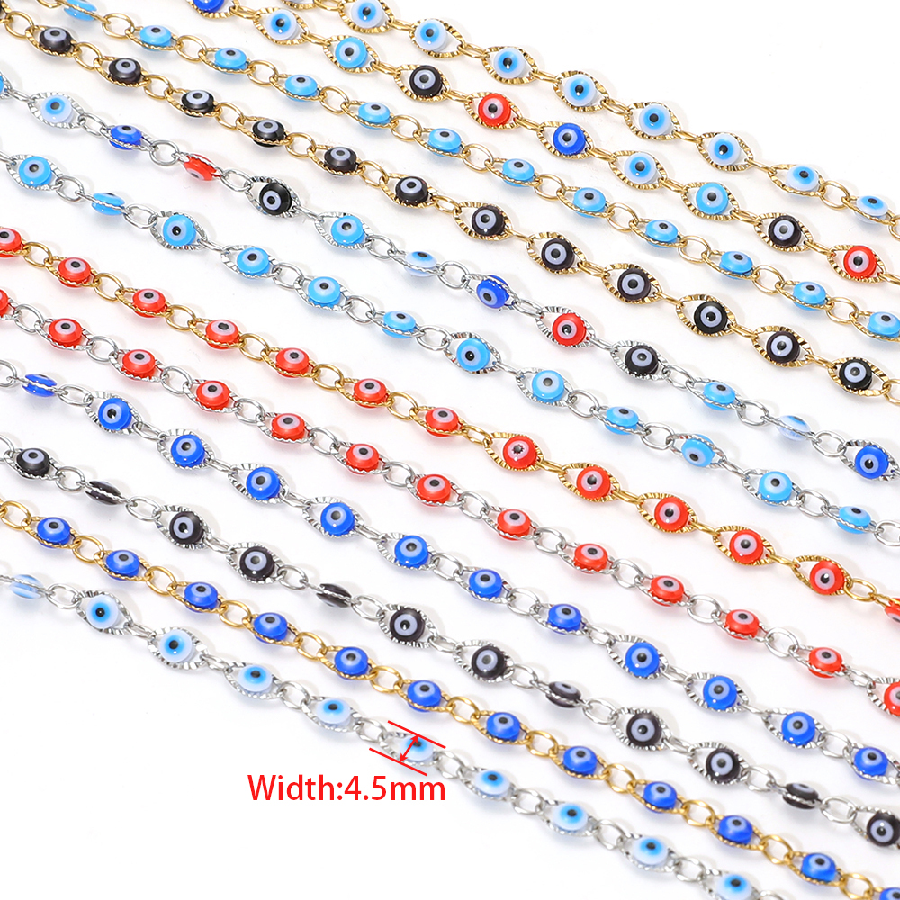 1 Meter Stainless Steel Bohemi – обзор и цена Evil Eye Bracelet