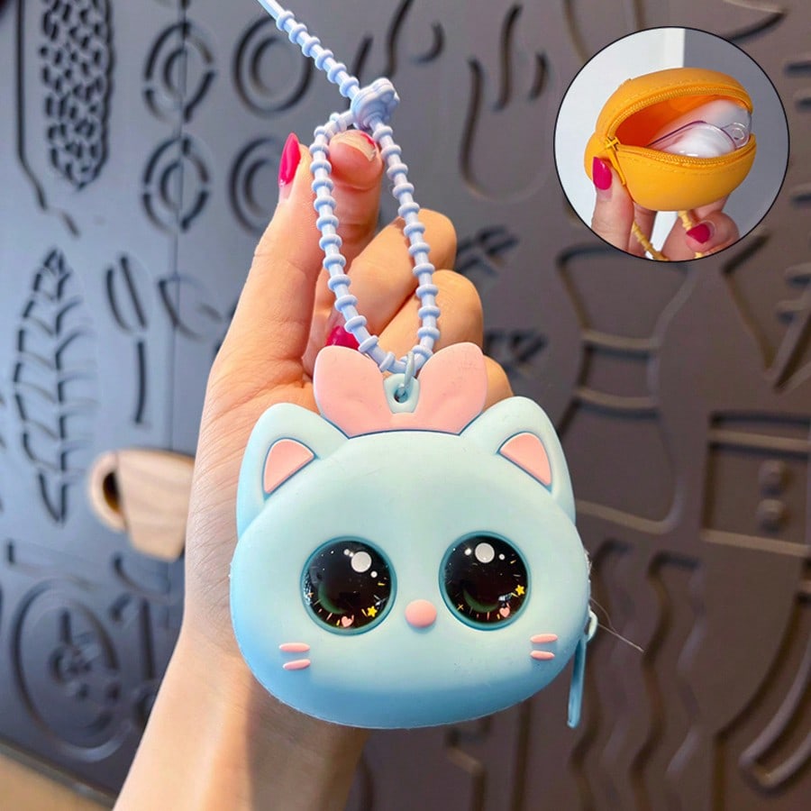 1pc Creative Big-Eyed Cat Sili – обзор и цена Women Accessories Store
