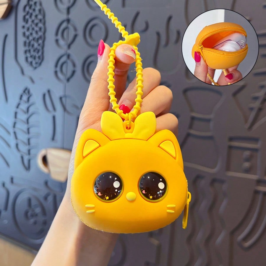 1pc Creative Big-Eyed Cat Sili – обзор и цена Women Accessories Store