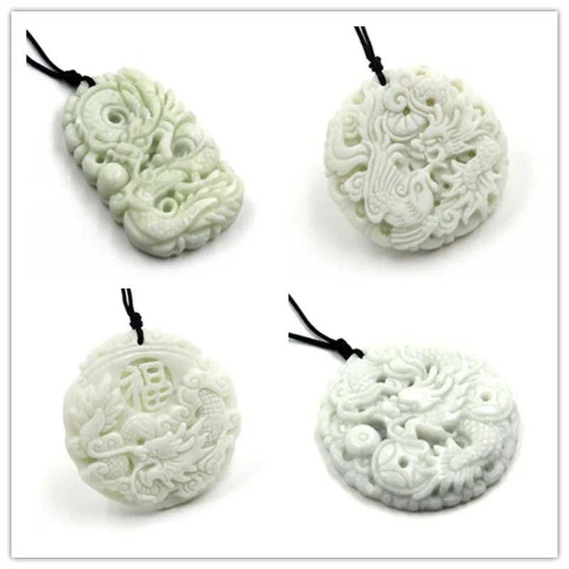 Natural White jade Dragon Phoe – обзор и цена Women Accessories For Hand