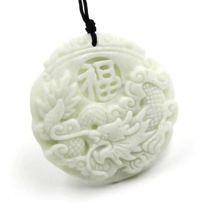 Natural White jade Dragon Phoe – обзор и цена Women Accessories For Hand