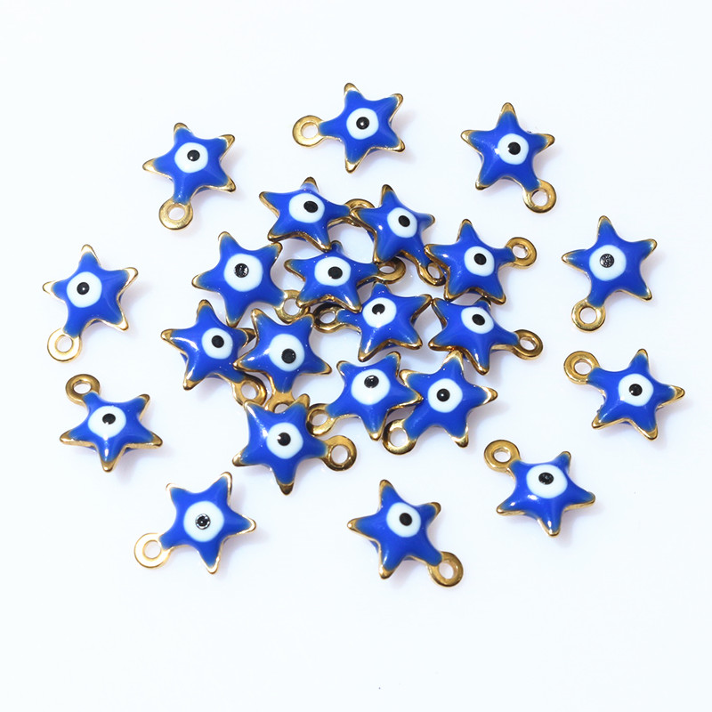 20pcs 10x8.5mm Enamel Evil Eye – обзор и цена Evil Eye Bracelet