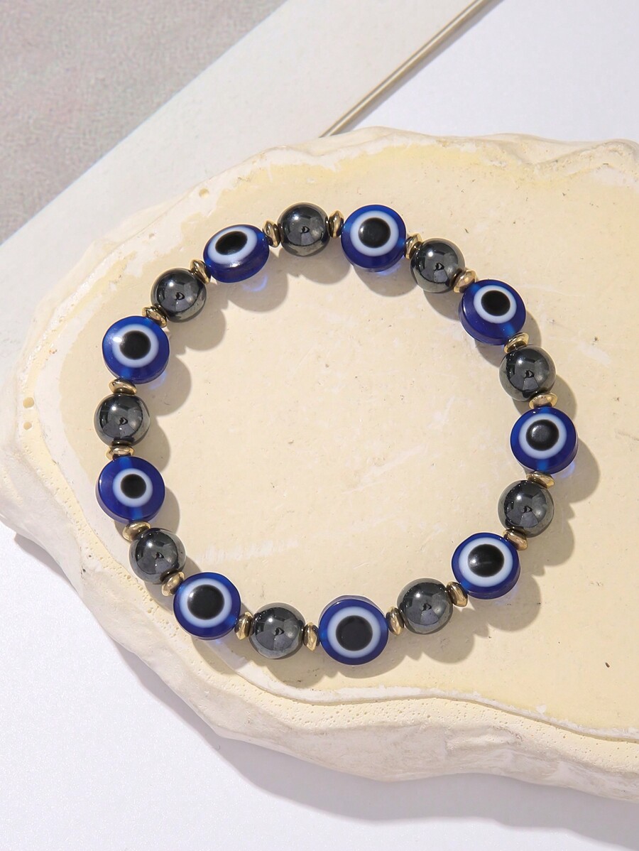 Elastic Evil Eye Beaded Bracel – обзор и цена Evil Eye Bracelet