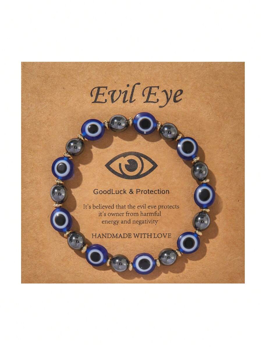 Elastic Evil Eye Beaded Bracel – обзор и цена Evil Eye Bracelet