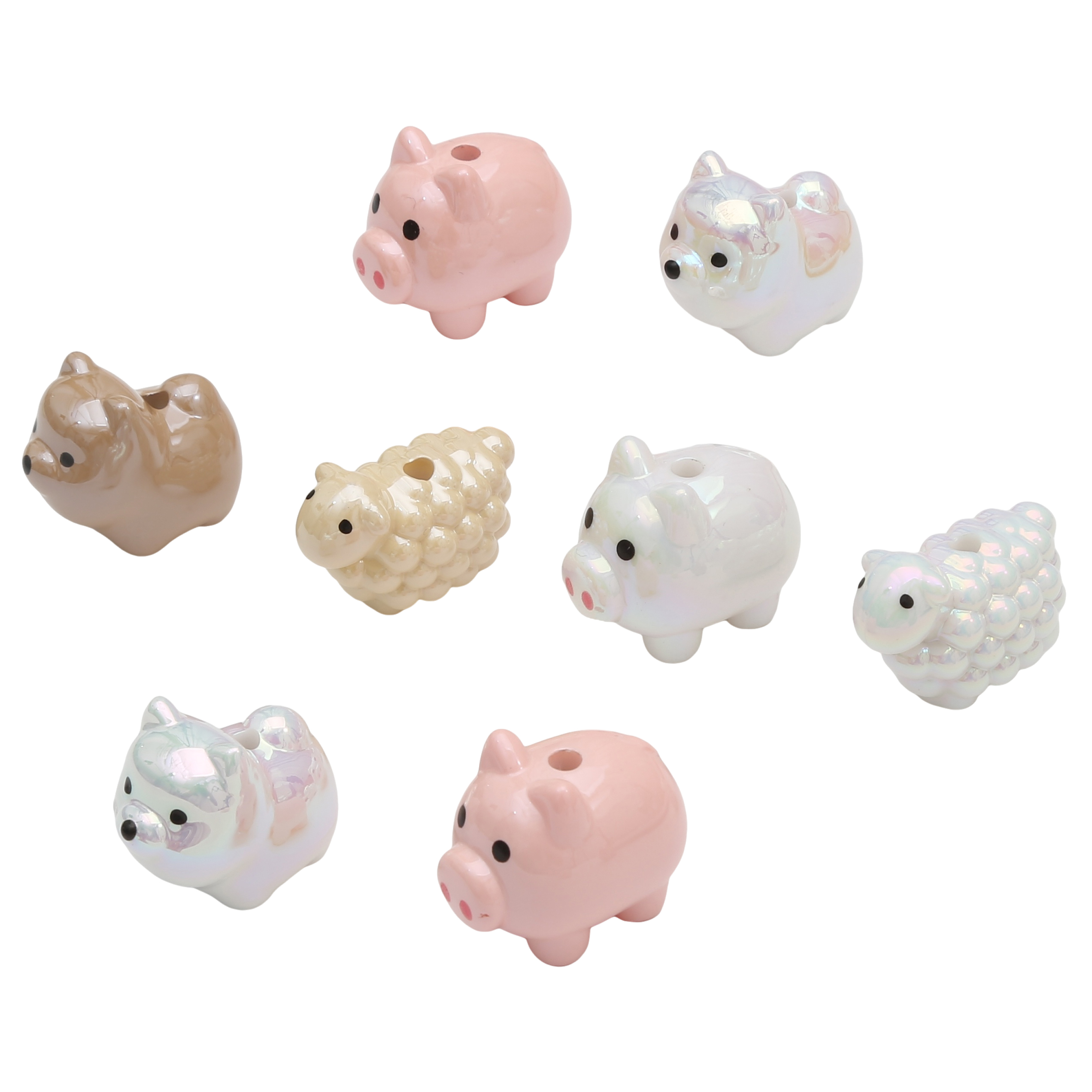 Acrylic Animal Beads Sheep Pig – обзор и цена Women Accessories For Hand