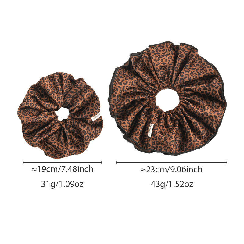 Velvet Leopard Print Double-La – обзор и цена Hair Tie Velvet