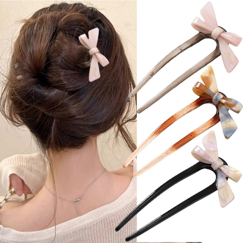 1 piece, sweet bow U-shaped ha – обзор и цена Women Accessories Aesthetic