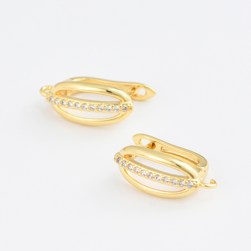 1 Pair 18K Gold Plated Brass C – обзор и цена Women Accessories For Hand