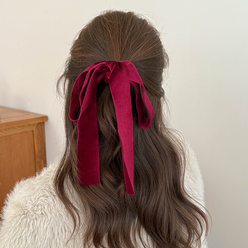 Cute Red Black Velvet Ribbon B – обзор и цена Hair Tie Velvet