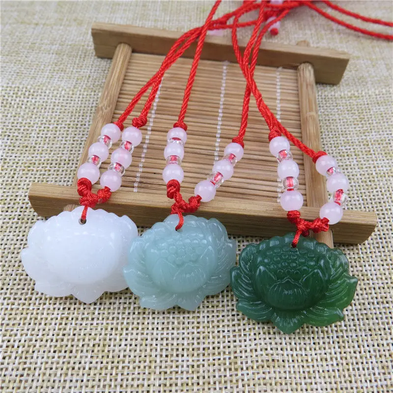 Natural Green Jade Lotus Penda – обзор и цена Women Accessories For Hand