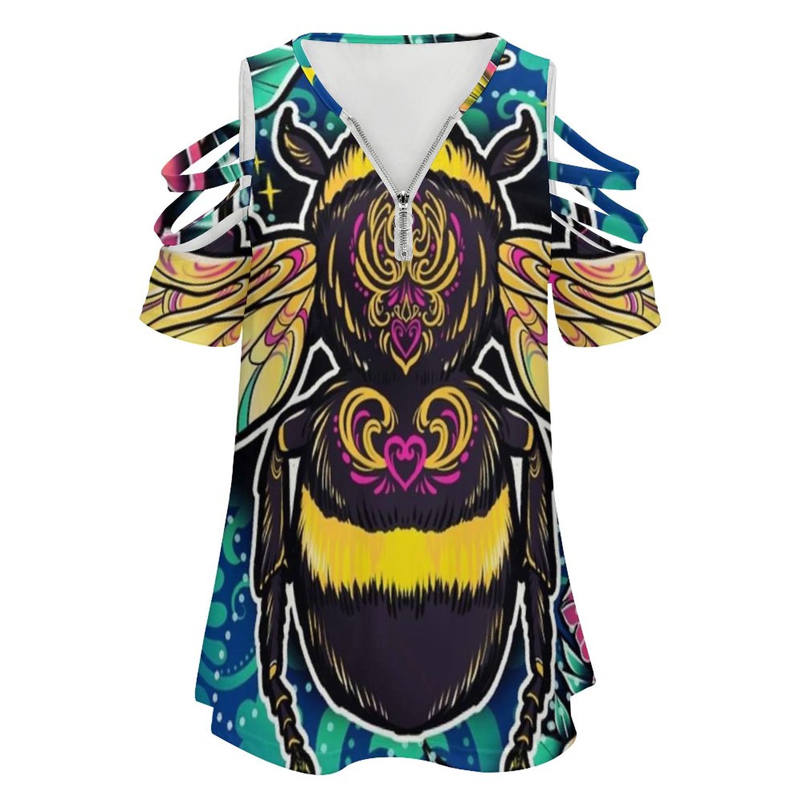 New Fashion Zip Off Shoulder T – обзор и цена Women Accessories Drawing