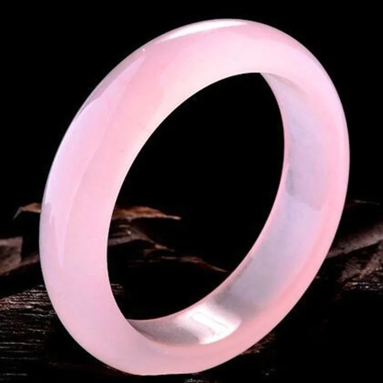 Genuine Natural Pink Jade Bang – обзор и цена Women Accessories For Hand