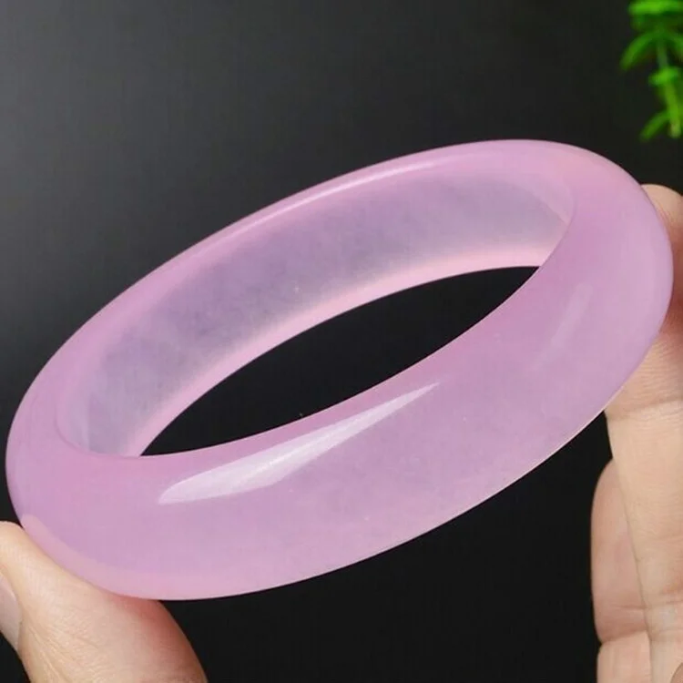 Genuine Natural Pink Jade Bang – обзор и цена Women Accessories For Hand