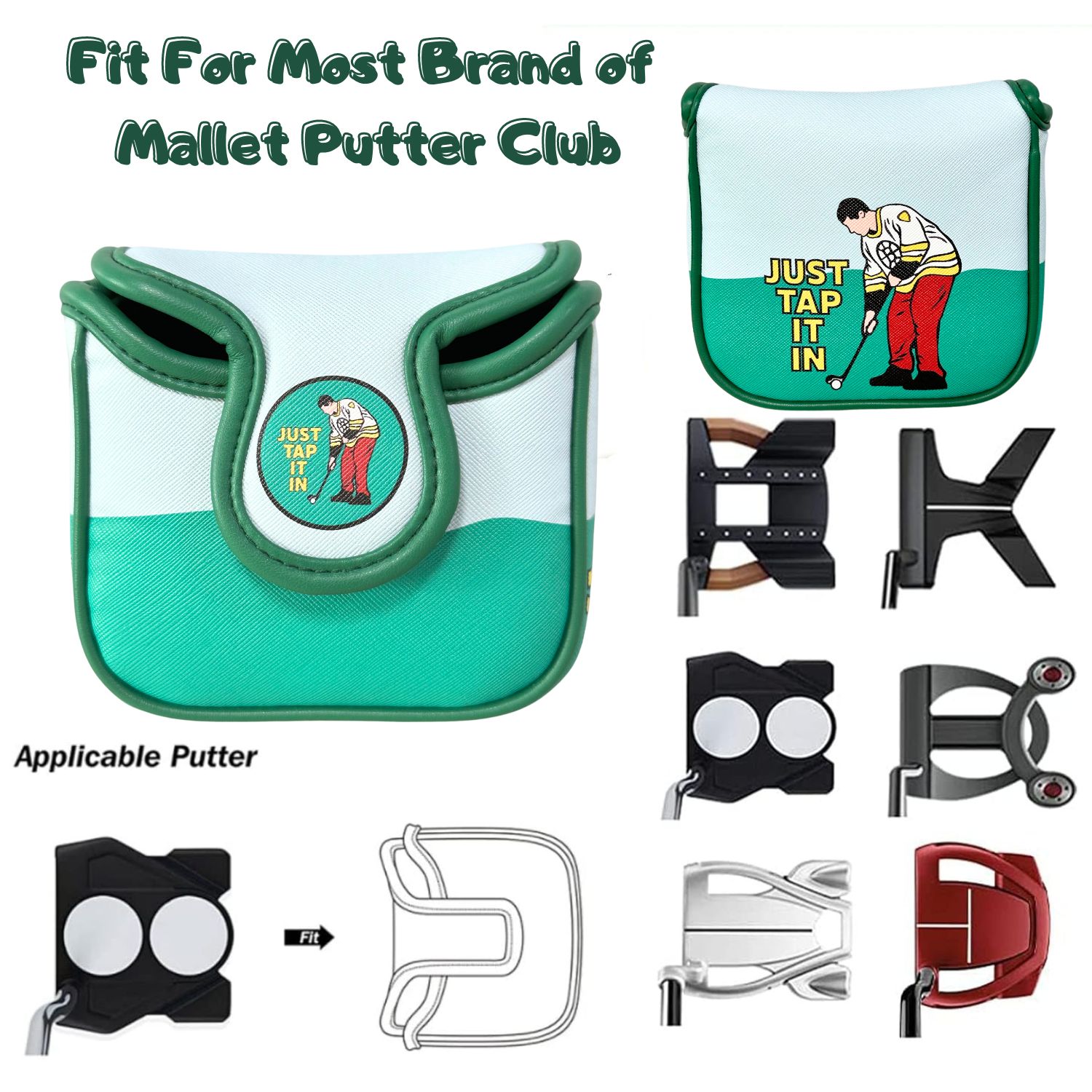 Funny PU Leather Golf Putter C – обзор и цена Women'S Golf Accessories