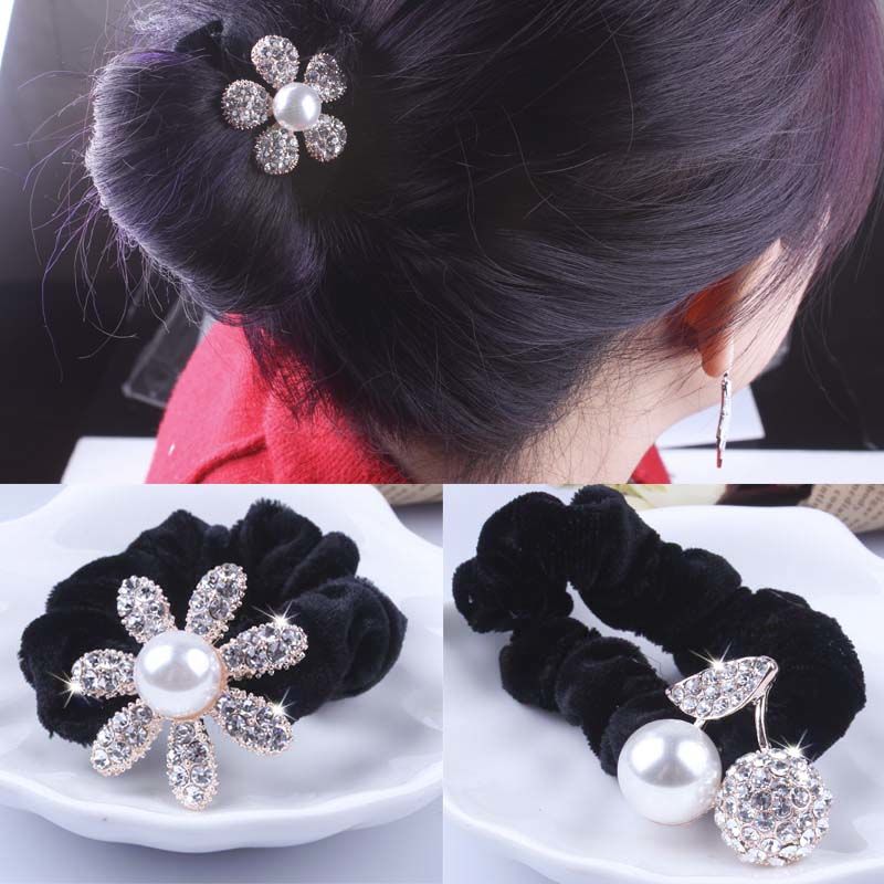 1 PC Black Velvet Scrunchies P – обзор и цена Hair Tie Velvet