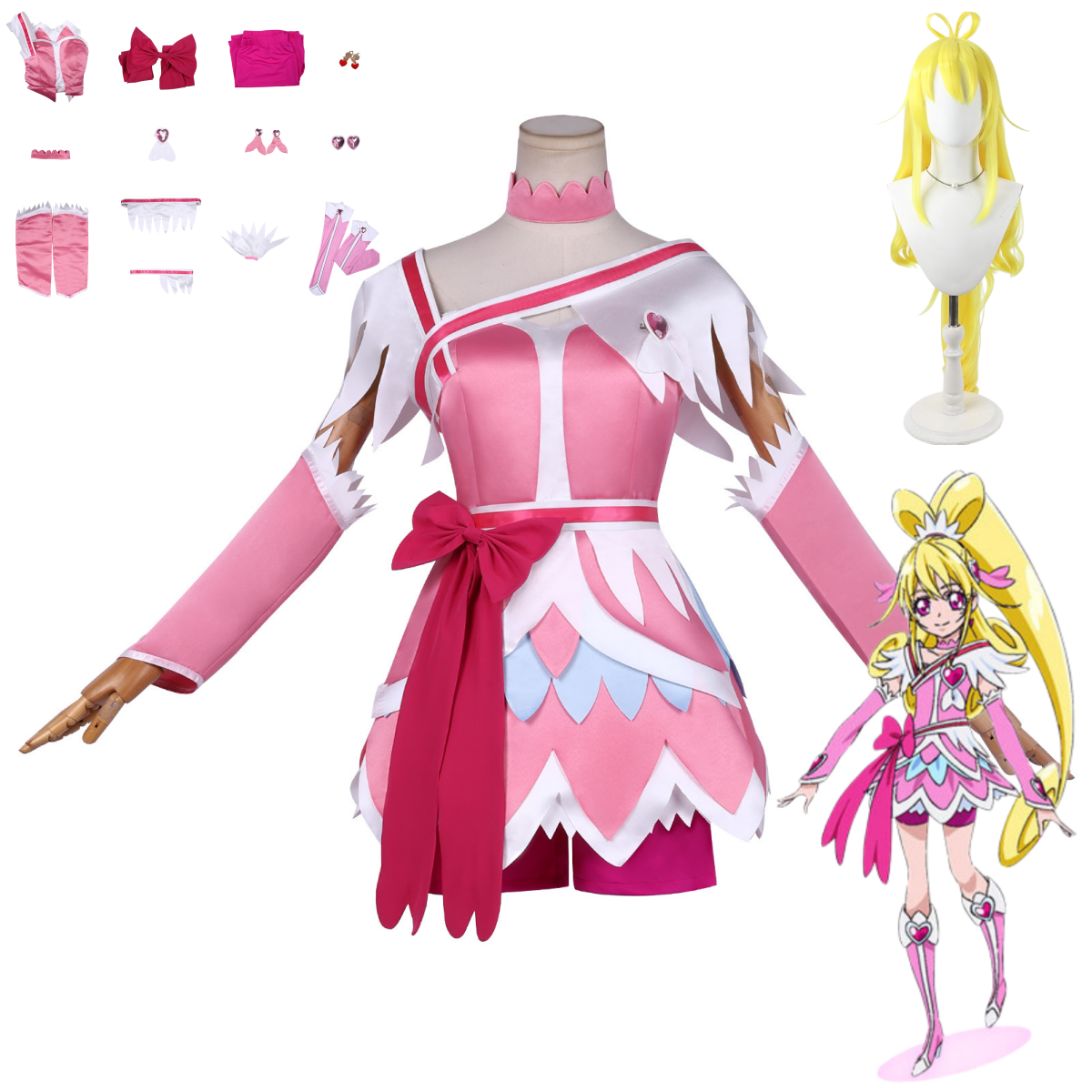 Anime Doki Doki! PreCure Cure  – обзор и цена Women Accessories Aesthetic