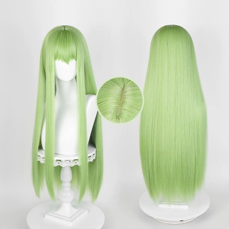 Anime CC Cosplay Green Wig Lon – обзор и цена Women Accessories Aesthetic