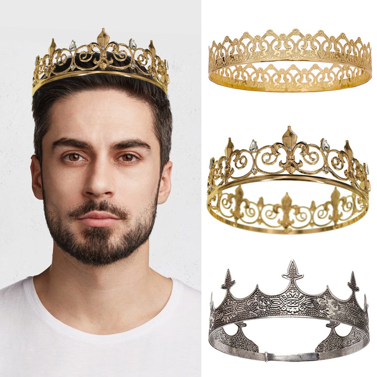 Royal King Queen Crown for Men – обзор и цена Queen Accessories