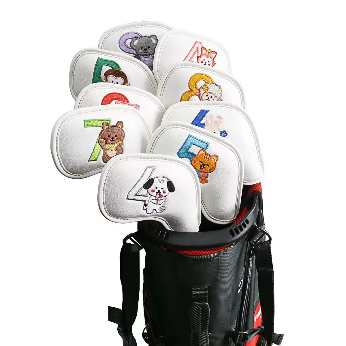 9Pcs Cute Cartoon Animal Golf  – обзор и цена Women'S Golf Accessories