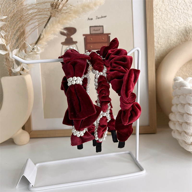 Vintage French Red Velvet Pear – обзор и цена Hair Tie Velvet