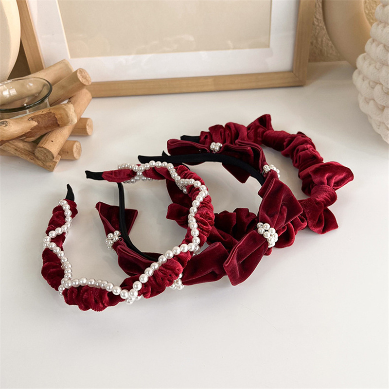 Vintage French Red Velvet Pear – обзор и цена Hair Tie Velvet