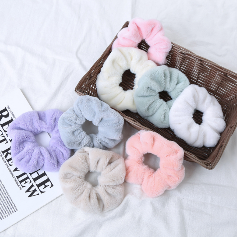 6PCS Set Velvet Soft Elastic H – обзор и цена Hair Tie Velvet